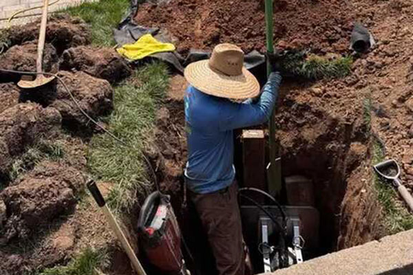 Sewer line replacement