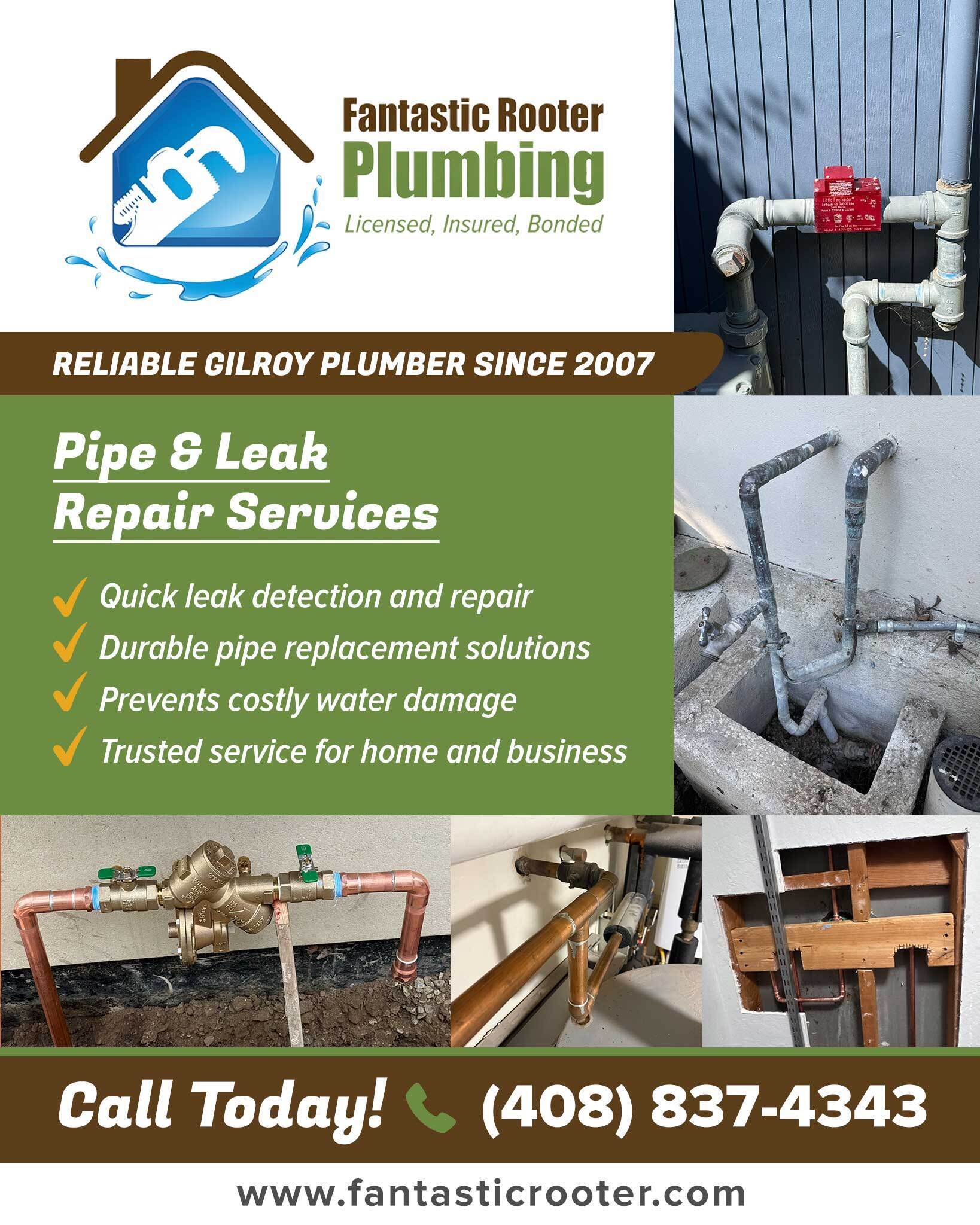 Pipe & Leak Repair Services